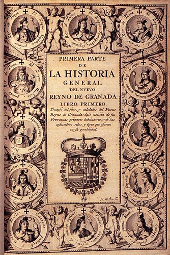 Portada de Fern&aacute;ndez de Piedrahita, Primera parte de la Historia general.