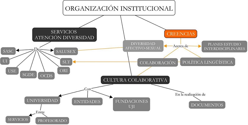 Categor&iacute;a Organizaci&oacute;n Institucional
