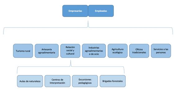 Salidas profesionales de la mujer rural